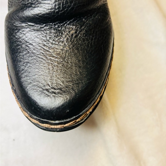 Naturalizer Dandy N5 Comfort Black Leather and Suede Heeled Boots Size 7.5 EC - Picture 9 of 11